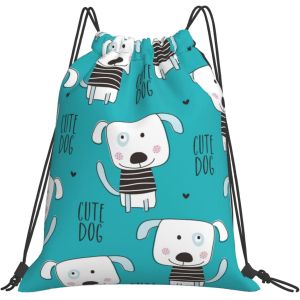 Waterproof And Lightweight Drawstring Backpack Drawstring Bags For Kids