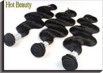 Peruvian Body Wavy Remy Virgin Human Hair Extensions For Women , 24 Inch