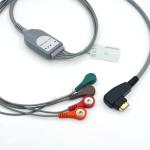 DMS ECG Cable Holter Probe 5Leads Snap AHA/IEC for DMS300