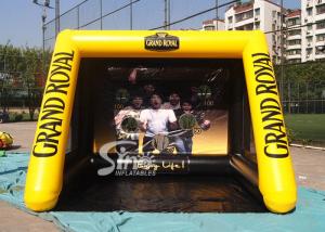 China Customized theme inflatable football shooting goal for outdoor N indoor games factory