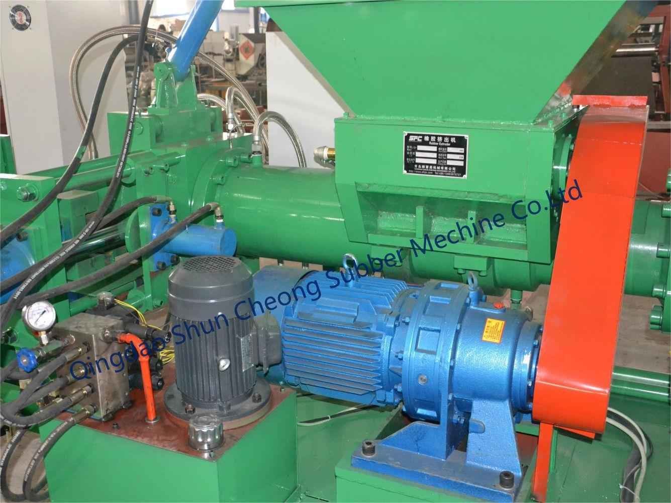 Cold Feed Rubber Extruder / Rubber Hose Making Machine / Rubber Extruder For Seal Strip