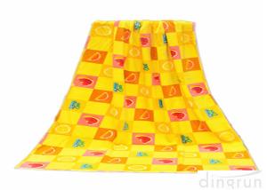 China 60*120cm Yellow Beach Towels , Personalized Pool Towels Eco Friendly factory