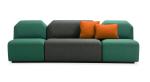 Single Double Card Seat 120*60*100 Cm Modern Sectional Couches