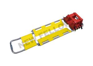 China Outdoor Rescue Collapsible Ambulance Stretcher Trolley With Steel Buckle Belts factory