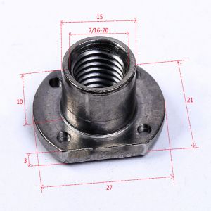 JIS B 1196 Inch Thread 7/16-20 T-Type Welding Nut Car Seat Belt Nut 4.8 Class 10