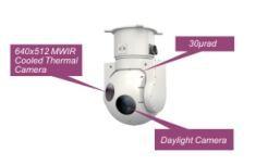 China 2-Axis / 4-Gimbal Airborne Electro Optical Targeting System For Surveillance And Prewarning factory