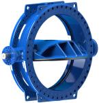 Stainless Steel Disc Ring Double Eccentric Butterfly Valve Wore Gear Operated
