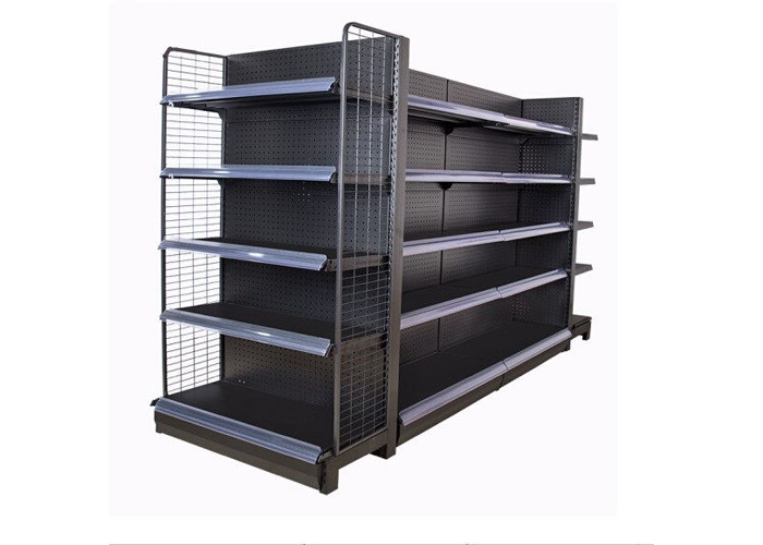 Spacious Space 1.5mm Free Standing Display Rack Heavy Duty Double Side