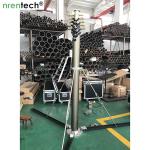 10m lockable pneumatic telescopic mast 30kg payloads- mobile antenna telecom