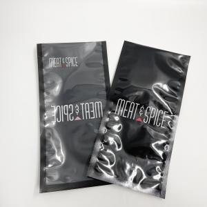 China Custom Printed Glossy Block Color Front Transparent Vacuum Sealing Packaging Bag factory