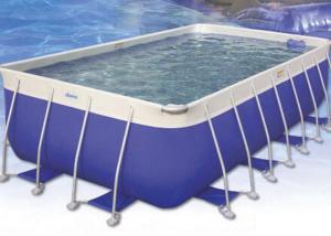 China House ' s Backyard Easy Intex Pool , 0.9mm Plato PVC Tarpaulin Family Swimming Pool factory