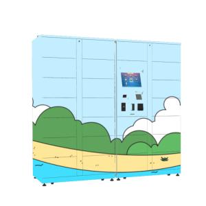China Fresh Fruit Refrigerated Locker 50Hz Smart Cabinet Remote Control System factory