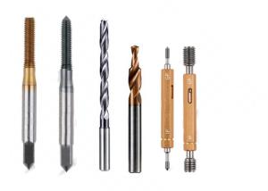 China Male Centre Helical Flute M6×1 Tap Drill Bit Set Thread Tapping Tool Set factory