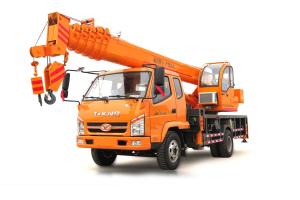 China T.King 10 -12 Ton Hydraulic Truck Crane With 4 Outrigger Telescopic Boom 26M - 36M factory