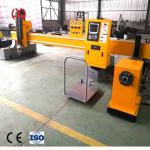 Professional Large Diameter Pipe Cutting Equipment Servo Motor With Steel Plate