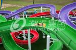 Funny Strong Visual Big Water Slides For Big Outdoor Resort Spiral Water Park