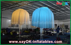 China White Club Bar Inflatable Lighting Decoration Jellyfish Nylon Cloth For Party on sale