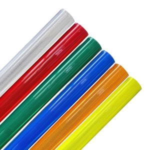 China Long Lasting High Visibility Diamond Retro Reflective Film for Traffic Signs factory