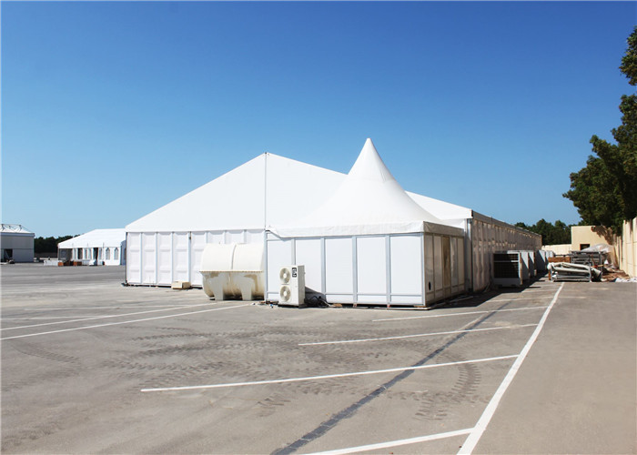 European Style Strong Snow Loading Winter Marquee Tents With ABS Hard Wall