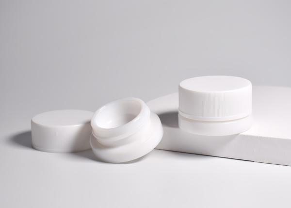 5g&7g Min Whte Glass Concentrate Jar, Child Resistant CR White Glass Jars, Glass