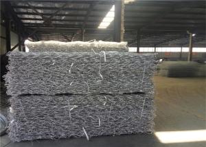 China Galvanised Steel Galfan Gabion Baskets Hot Dipped Apply To Coastal Protection factory