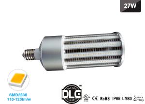 China Very Low Energy Consumption E26 Led Corn Bulb 27w For Street Lighting factory