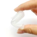 Food Silicone Baby Products Toothbrush Silk - Screen Printing Logo With Case Set