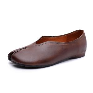 China S463 New Chic Horseshoe Foot Shoes All-Match All-Match Retro Simple Low Heel Shallow Mouth Shoes Wholesale factory