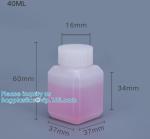 60ml To 1000ml Hdpe Bottle Square Plastic Jar Gem Spice Cookies Powder Cosmetic