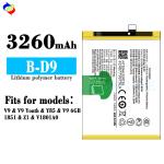 Stock 3260mAh B-D9 V9 pro Y89 Z1i V9 Youth Y85 Mobile phone battery for VIVO Z1