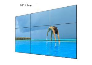 China Large 55 Inch Samsung Screen Seamless Video Wall With UNB 1.8mm 500Nits factory