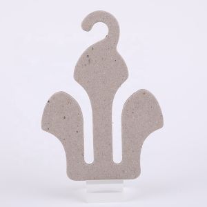 3mm Biodegradable Customized Sandal Paper Hanger Cardboard Hanger Hooks