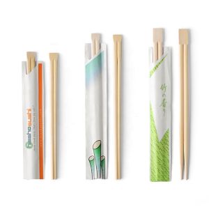 China Disposable Round Tensoge Twin Bamboo One Off Sushi Chopstick on sale