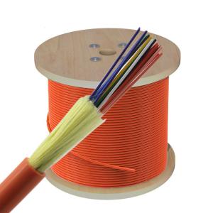 China GJFJV-24B1 All Dielectric Structure MFC Multi Fiber Indoor Optic Cable for Networking factory