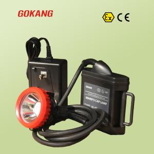 China Gokang underground miners cap lamp and mining headlamp, KL4Ex underground atex certified miners lamp factory