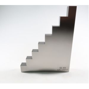8-Step Wedge Test Block 25-200mm Calibration Stainless Steel
