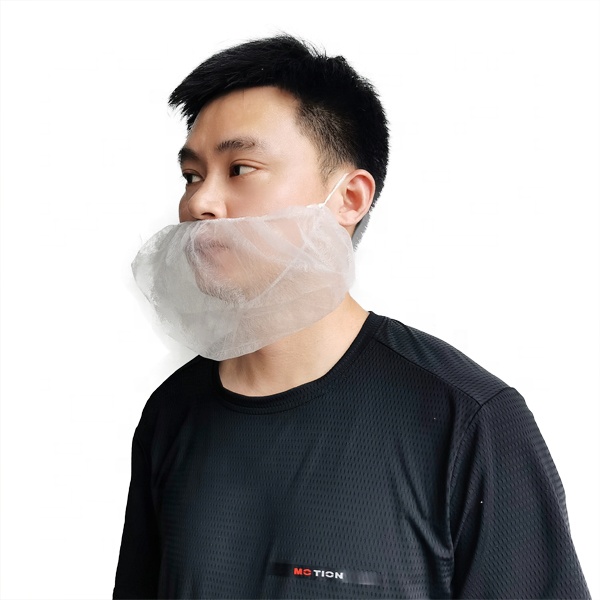 Disposable PP Non-Woven Beard Cover 45x20cm 100pcs Pack