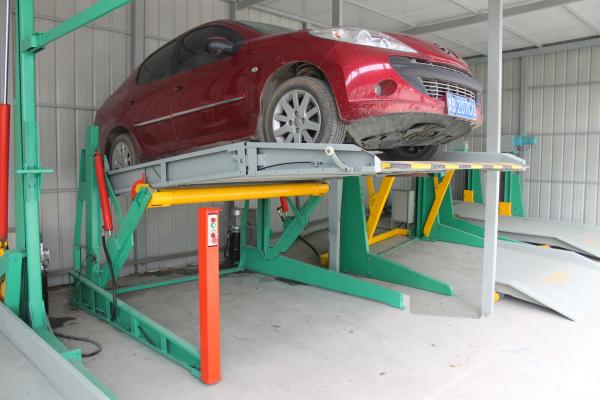 Simple Car Parking Lift 2000KG Electric Hydraulic Luffing Car Parking Lift Easy