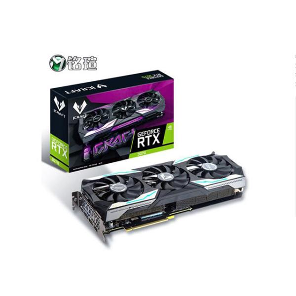 China Maxsun RTX3070 8G Ethereum Graphics Card Black With Three Fan factory