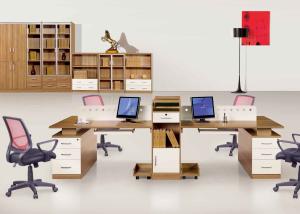China Melamine Laminated Office System Furniture Workstation K / D Structure factory