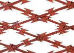 Bto-22 Diamond Hole Welded Razor Mesh Red Or Green Powder Coated