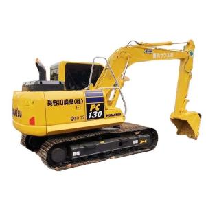 China 1686 Working Hours Used Komatsu 130 13 Ton Excavator in Good Condition in Shanghai factory