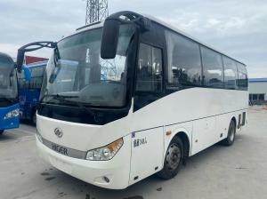 China Used Passenger Bus 30 Seats Sealing Window Yuchai Engine 2+2 Seats Layout AC Used Higer KLQ6755 factory