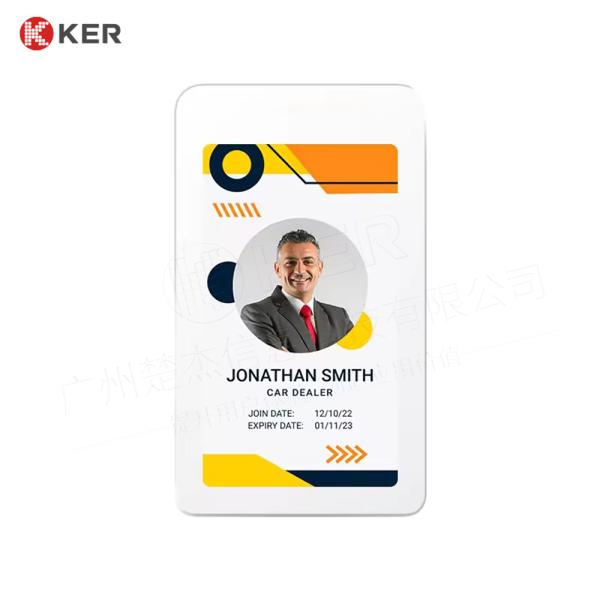 Office electronic RFID/NFC Plastic Card Smart Employee ID Badge Card Conference