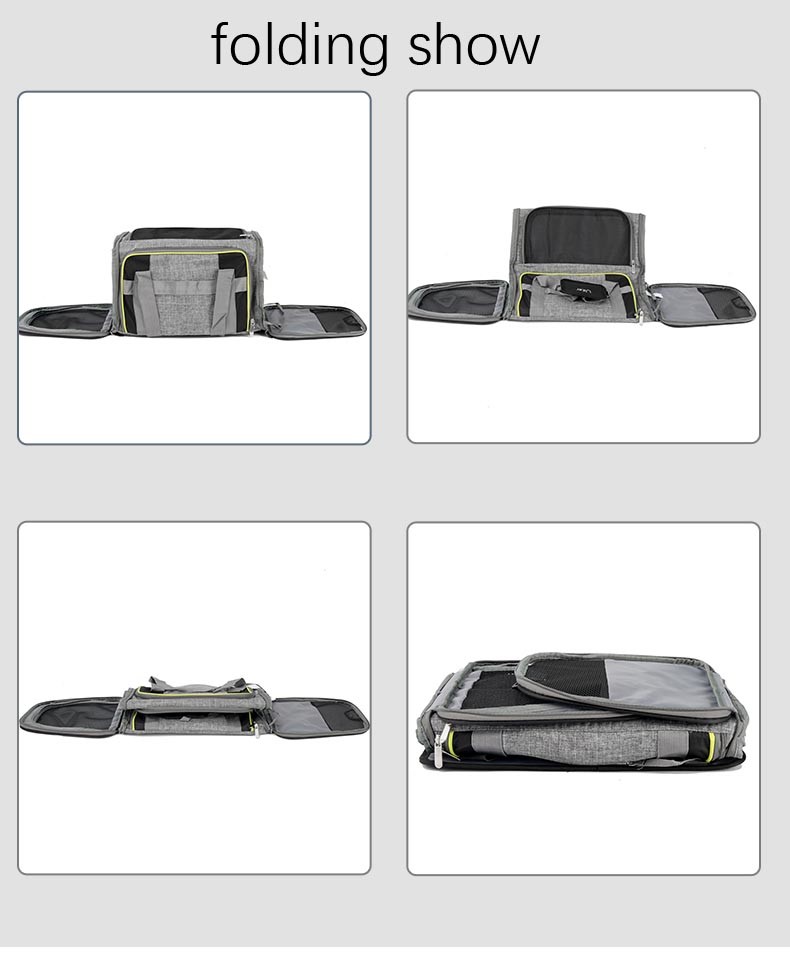Outdoor Expandable Airline Approved Pet Carrier Bag Cat Bag For Travel