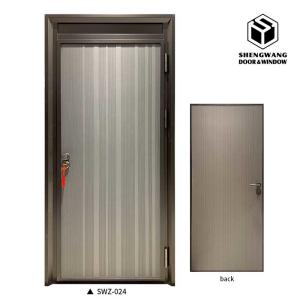 China Silvery Fireproof Interior Door 45 Mm Thickness Customized Color OEM ODM factory