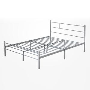 China 15.5kg Metal Double Bed 1490*300*110 Mm Optional Colour With Headboard factory