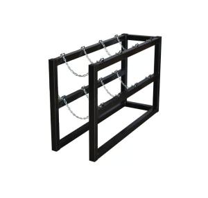 China 4 Cylinder Oxygen Tank Storage Rack 10in Gas Cylinder Racks And Stands factory