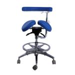 Luxury Design Dental Ajustable Assistant Chairs Micro Fiber Leather Dentist