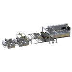 Plastic EVA Cast Film Extrusion Line 2200mm For Automobile Safety Glass